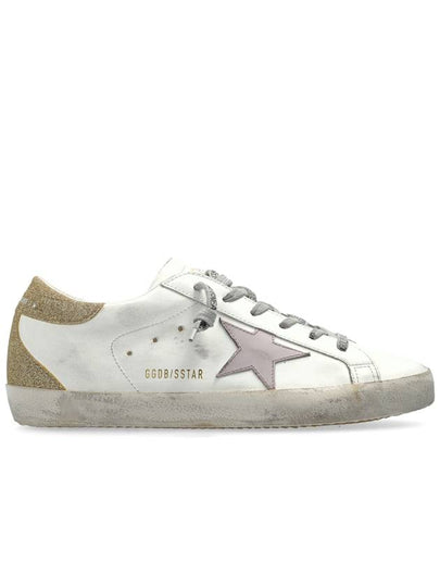 Superstar Low Top Sneakers White Lilac - GOLDEN GOOSE - BALAAN 2