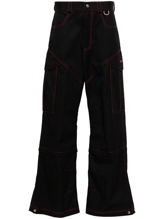 Off-White Constrast Stitches Cargo Pants - OFF WHITE - BALAAN 1