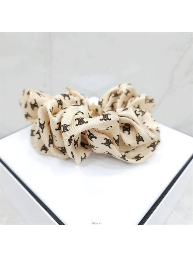 Lux You New Product Mini Treope Silk Chouchou Scrunchie 461DK2SIB - CELINE - BALAAN 3