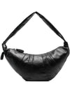 Croissant Large Cross Bag Black - LEMAIRE - BALAAN 1