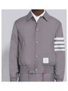 Solid Swim Tech 4-Bar Jacket Medium Grey - THOM BROWNE - BALAAN 2