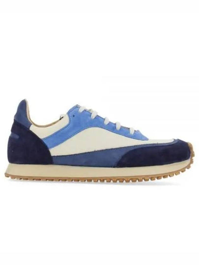 Tempo Lace up Low-Top Sneakers Blue - SPALWART - BALAAN 2