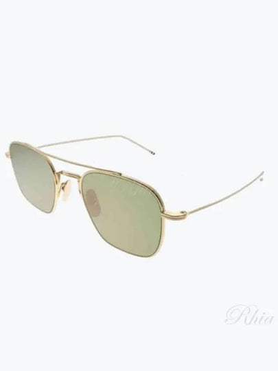 Eyewear Aviator Sunglasses Gold - THOM BROWNE - BALAAN 2