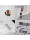 Logo Patch Polo Shirt White - MONCLER - BALAAN 6