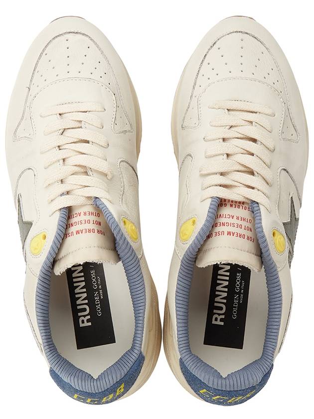 Men's Star Patch Running Low Top Sneakers White Green - GOLDEN GOOSE - BALAAN 3