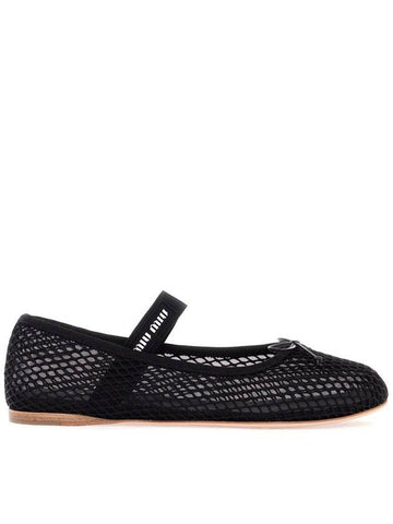 mesh ballet flats for women - MIU MIU - BALAAN 1