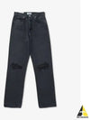 90S Pinch Waist Straight Denim Pants Black A154B1157HOWL - AGOLDE - BALAAN 2