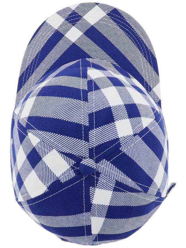 Check Ball Cap Blue - BURBERRY - BALAAN 3