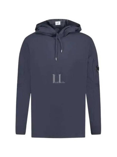 Lens Wappen Light Fleece Hoodie Navy - CP COMPANY - BALAAN 2