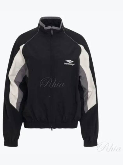 3B Sports Icon Regular Track Jacket Black - BALENCIAGA - BALAAN 2