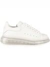 Oversized Clear Sole Low Top Sneakers White - ALEXANDER MCQUEEN - BALAAN 2