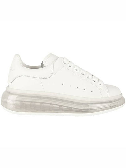 Oversized Clear Sole Low Top Sneakers White - ALEXANDER MCQUEEN - BALAAN 2