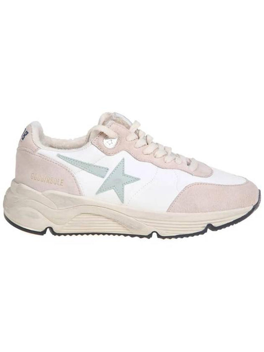 Running Sole Leather Star Low Top Sneakers Pink White - GOLDEN GOOSE - BALAAN 1