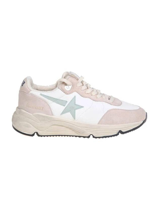 Running Sole Leather Star Low Top Sneakers Pink White - GOLDEN GOOSE - BALAAN 1