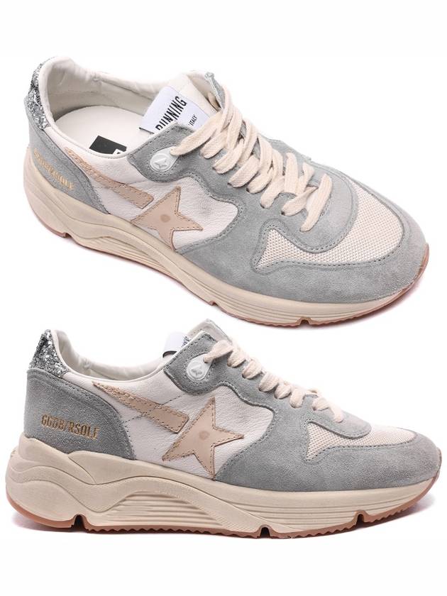 Running Sole Canvas Toe Star Low Top Sneakers Grey - GOLDEN GOOSE - BALAAN 2