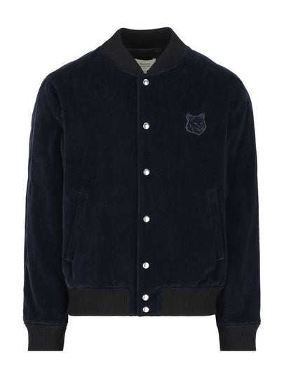 Teddy Bomber Jacket Blue - MAISON KITSUNE - BALAAN 2