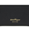 Gancini Card Wallet Black - SALVATORE FERRAGAMO - BALAAN 7