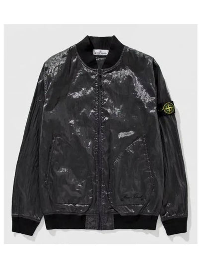 Men's Waffen Piatina Transparent Bomber Jacket Dark Grey - STONE ISLAND - BALAAN 2