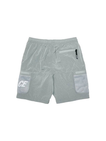 Gray Mesh Pocket Shorts - PALACE - BALAAN 1