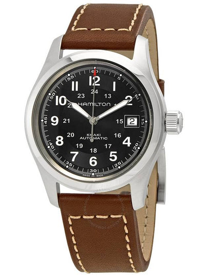 Khaki Field Automatic Watch Brown - HAMILTON - BALAAN 2