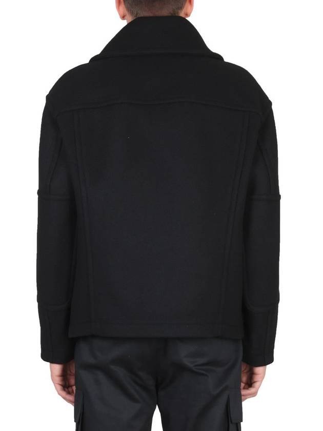 Medusa Wool Blouson Jacket Black - VERSACE - BALAAN 4