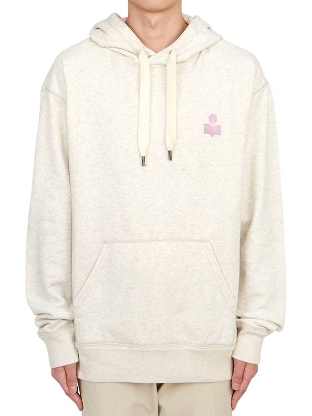 Matte Logo Print Hoodie Ecru - ISABEL MARANT - BALAAN 2