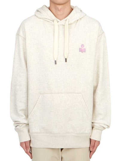 Matte Logo Print Hoodie Ecru - ISABEL MARANT - BALAAN 2