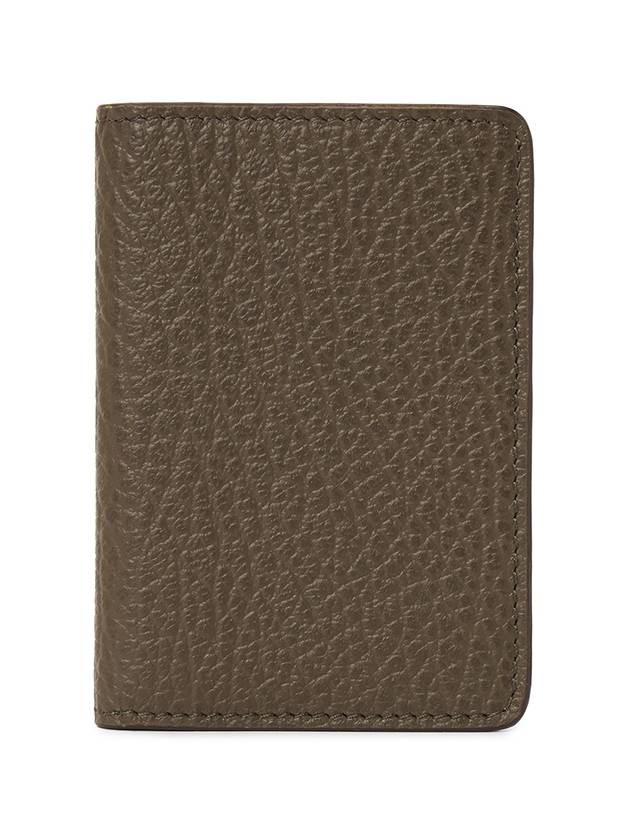 Bovine Leather Card Wallet Brown - MAISON MARGIELA - BALAAN 3