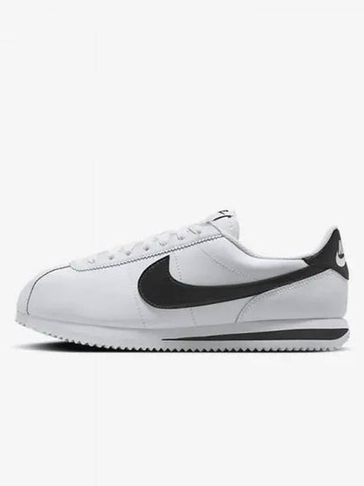 Women's Cortez Low Top Sneakers White Black - NIKE - BALAAN 2