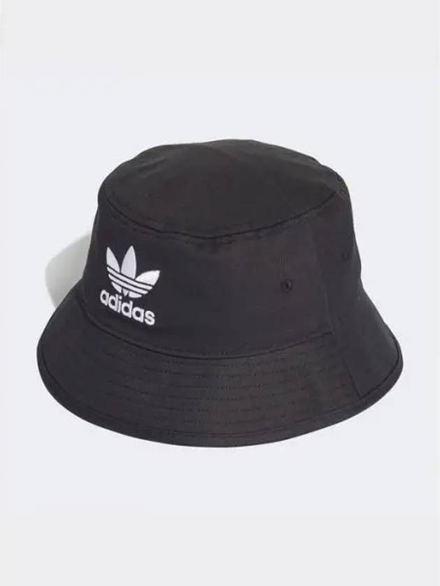 Trefoil Logo Bucket Hat Black - ADIDAS - BALAAN 2