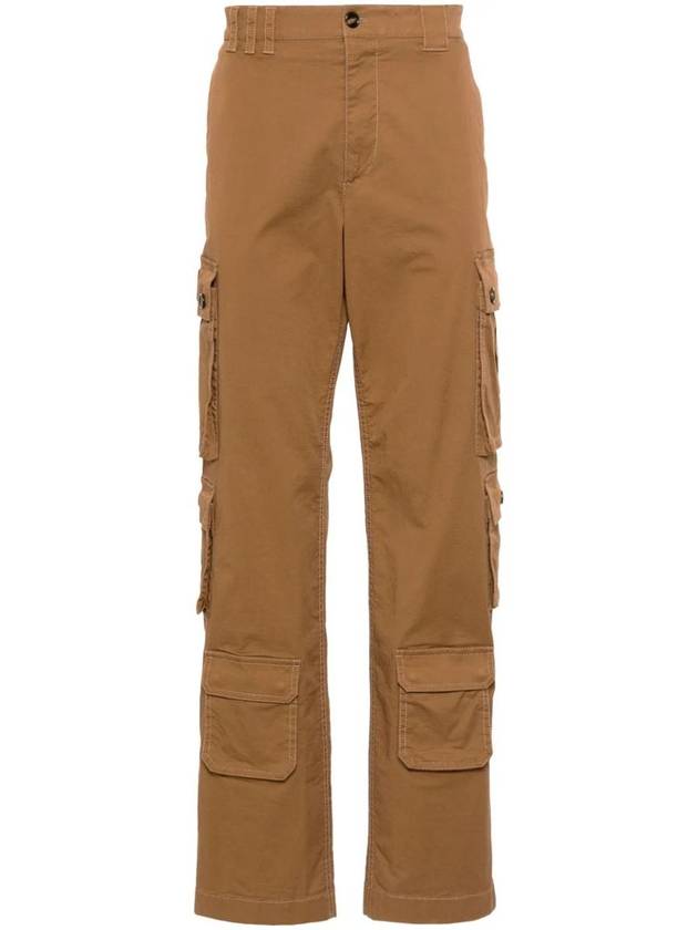 Dolce & Gabbana Cargo Trousers With Logo Patch - DOLCE&GABBANA - BALAAN 1