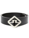 Gary High Shine Leather Belt Black - J.LINDEBERG - BALAAN 2