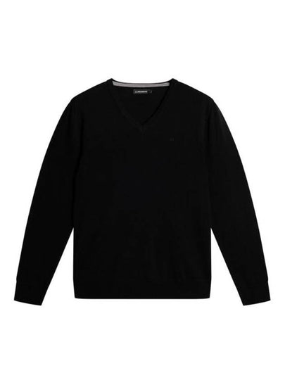 Lymann Merino V-Neck Knit Top Black - J.LINDEBERG - BALAAN 2