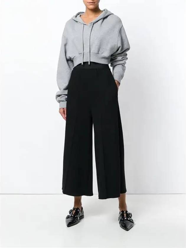 Elastic Waistband Wide Pants Black - MAISON MARGIELA - BALAAN 3