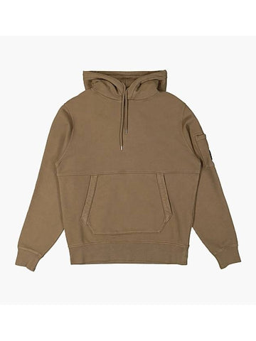 Resist Effect Brushed Emerized Diagonal Fleece Lens Hoodie - CP COMPANY - BALAAN 1