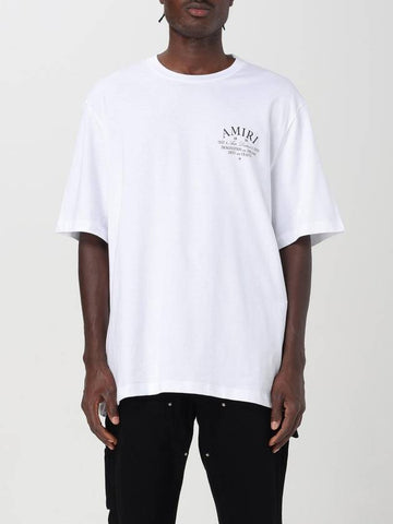 T-shirt Amiri in cotone con logo - AMIRI - BALAAN 1