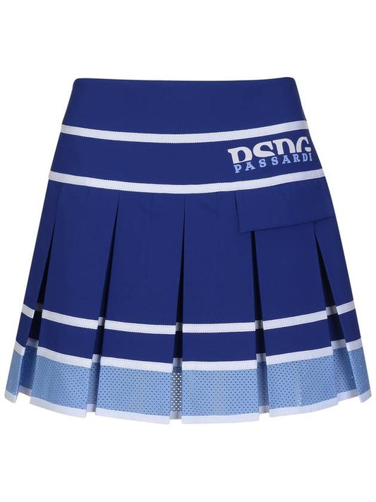 Color matching TAPE pleated skirt CT - PASSARDI - BALAAN 1