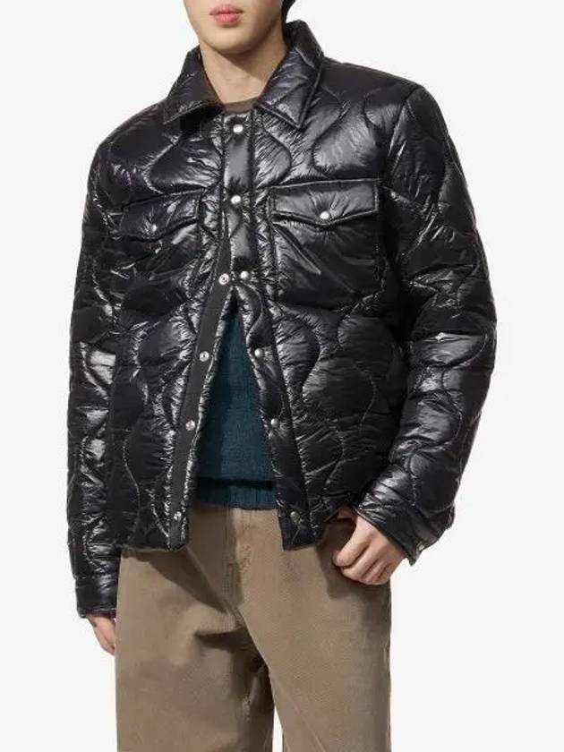 DEPARTMENT FIVE Logo Patch Quilted Shirt Jacket Black UC5062RF0013999 - DEPARTMENT 5 - BALAAN 1