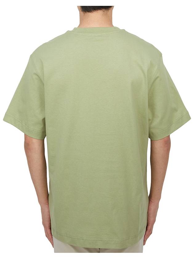 EKD Cotton Short Sleeve T-Shirt Sage Green - BURBERRY - BALAAN 4