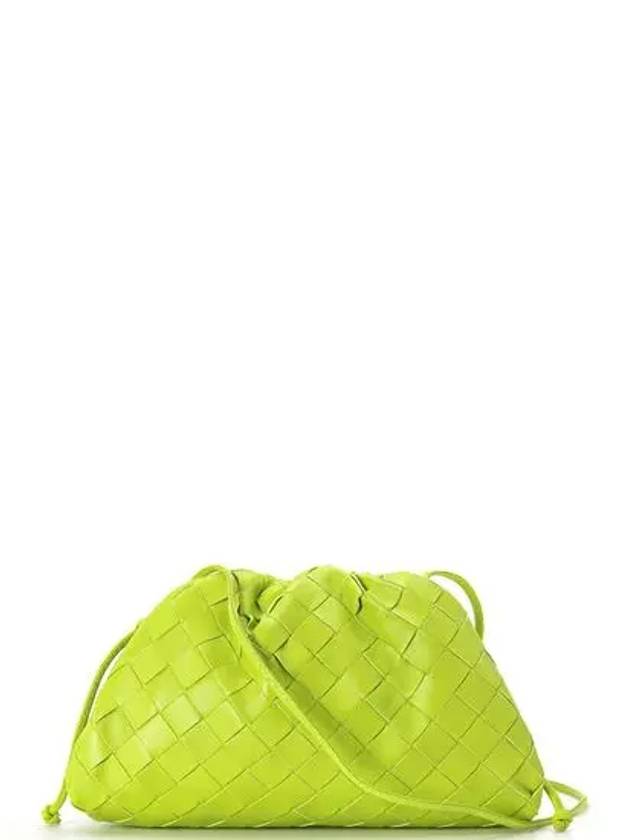 Bottega Veneta Weaving Clutch and Cross Bag 22 Green 585852VCPP17302 - SAINT LAURENT - BALAAN 3