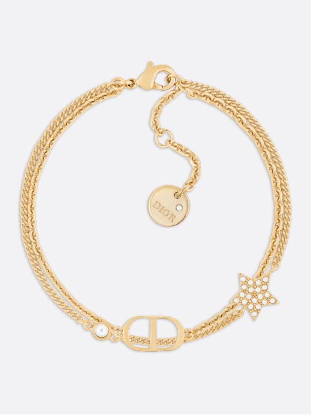 Women's Petite CD Double Bracelet Gold - DIOR - BALAAN 4