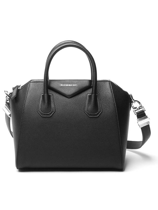 Antigona Small Grained Leather Tote Bag Black - GIVENCHY - BALAAN 2