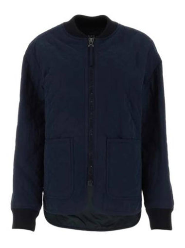 Elea Quilting Zip-Up Jacket Navy - A.P.C. - BALAAN 1