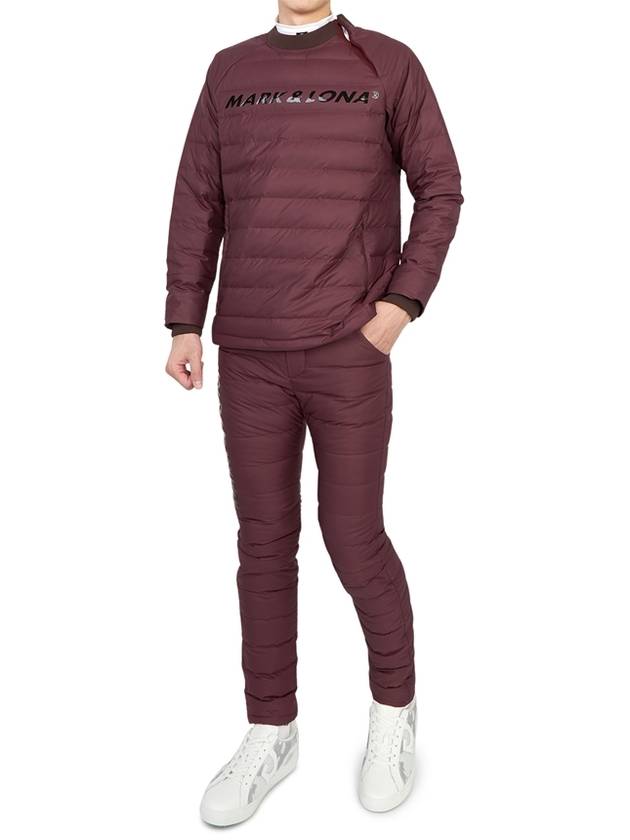 Golf Indie Stretch MLM 2D AC08 BURGUNDY Men s Padded Long Sleeve Sweatshirt - MARK & LONA - BALAAN 6