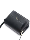 Saffiano Trunk Medium Shoulder Bag Black - MARNI - BALAAN 6