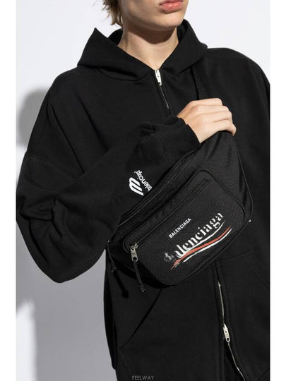 Balenciaga Belt Bag With Printed Logo Men s Black - BALENCIAGA - BALAAN 2