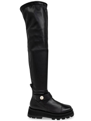 Jimmy Choo Over-the-knee Boots Meena, Women's, Black - JIMMY CHOO - BALAAN 1