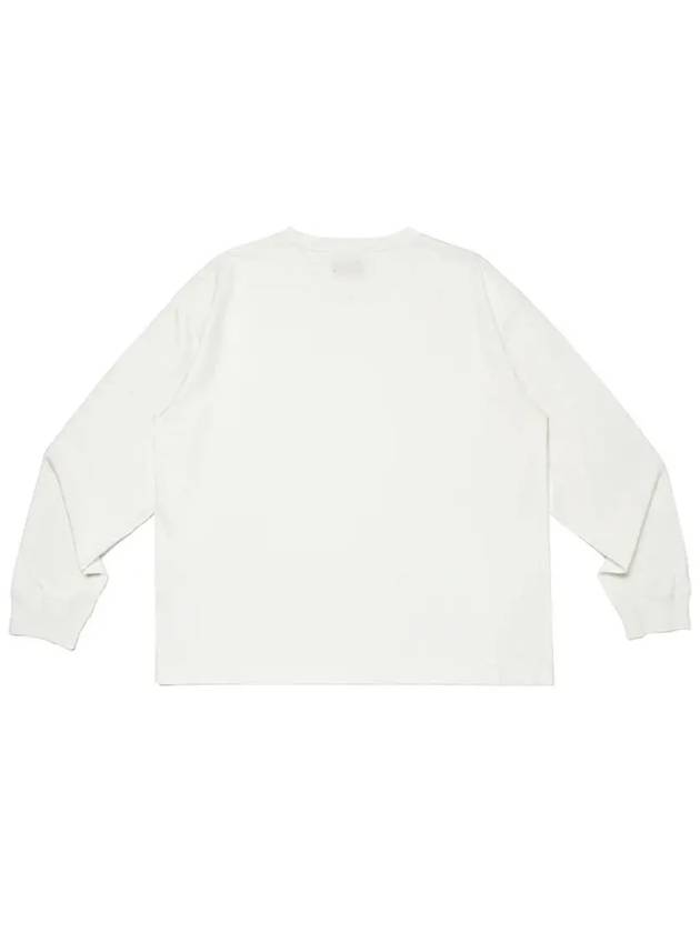 Daily Long Sleeve T Shirt White HM28CS1005 - HUMAN MADE - BALAAN 3