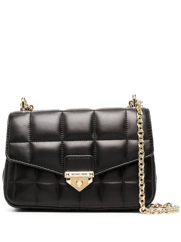 Soho Small Quilted Shoulder Bag Black - MICHAEL KORS - BALAAN 2