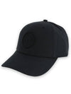 99661 Cotton Rep 6 Panel Ball Cap Black - STONE ISLAND - BALAAN 3